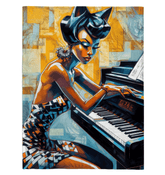 Piano Adds Soul To Pop Music Sherpa Blanket - Beyond T-shirts